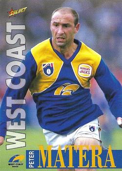 1996 Select AFL #60 Peter Matera Front